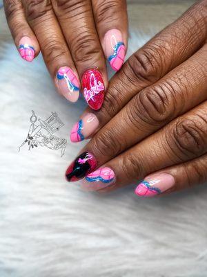 Barbie Nails