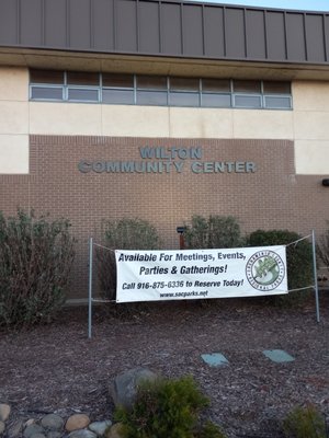 Front of Community Center