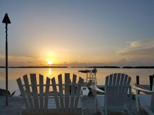 Beautiful sunset at Morada Bay Cafe