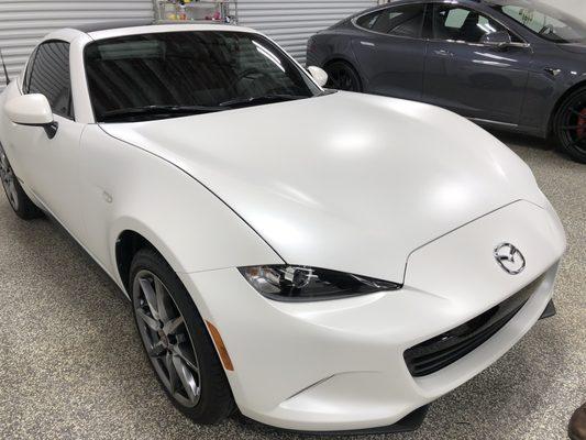 Miata 100th Anniversary Edition  Full Stealth PPF Coating Xpel Prime All Around Window Tint