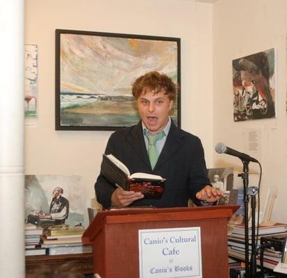 Taylor Plimpton reading.