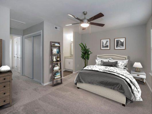 renovated bedroom