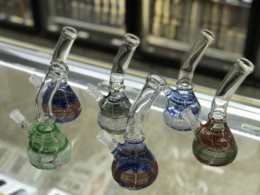 New glass pieces water pongs