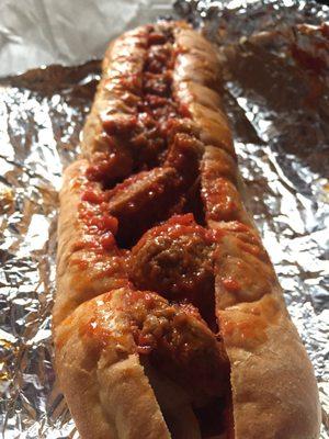 Large meatball sub