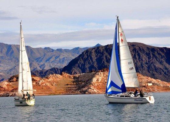 Come sail in the desert with the Nevada Yacht Club on Lake Mead, Boulder City, NV just minutes from the Las Vegas Strip