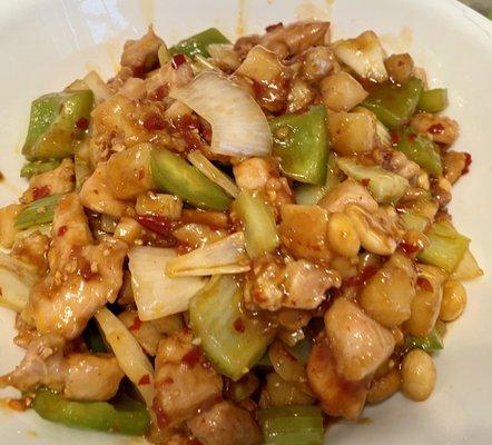 C12. Kung Pao Chicken - yum! lots of chicken & not greasy at all.