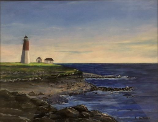 Point Judith Lighthouse by Lori Rathbone