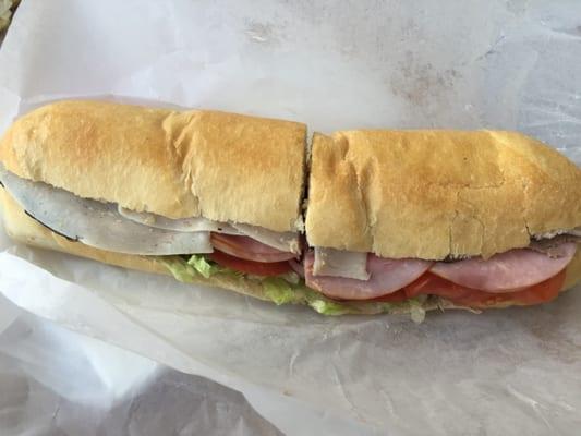 Factory Club Foot Long Samwich - very poor quality turkey on this sandwich