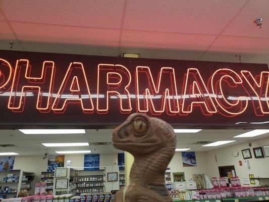 Bob the Raptor says "The Pharmacy mammals are here!"