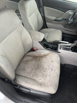 Badly Stained Seat