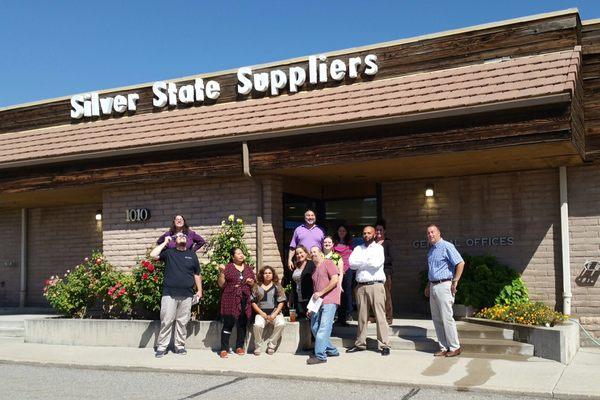 Our internal team enjoying the partial eclipse!