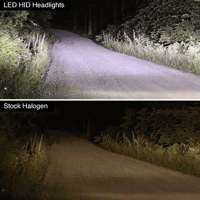 Upgrade the headlights in your vehicle with new technology: LED HID Headlights. They make a world of difference in your daily drive.