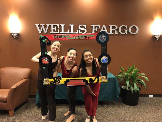 WRHBL productions performs at Wells Fargo black history event