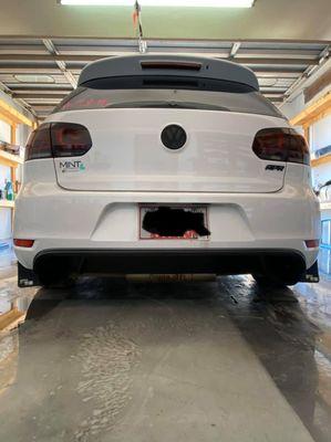 One of our happy customer's cars in for a wash