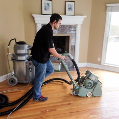 Hardwood floor dust containment and sanding technology:  Mattson Floor Inc.-serving the Kalamazoo, Holland and Grand Rapids area