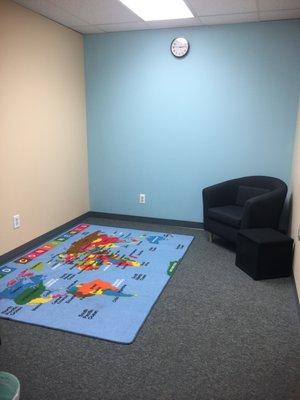 Young child therapy room.