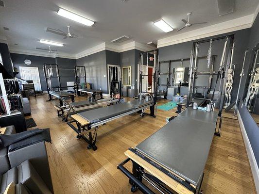 Pilates Reformer Group Classes and Private Instruction