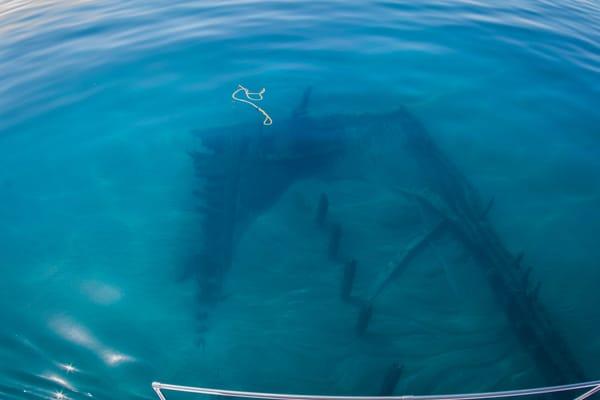 Wreck 60ft below the surface of Lake Michigan.  The Divers are drooling to get in!