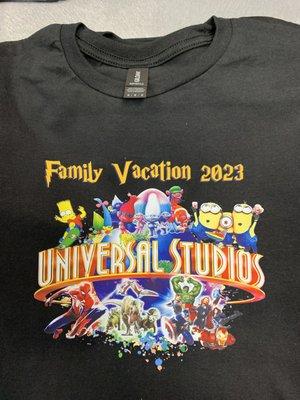 Family vacation t-shirts