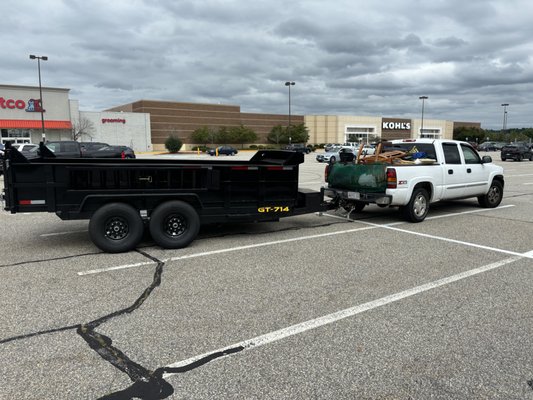 New 7x14 dump trailer new truck next!!!