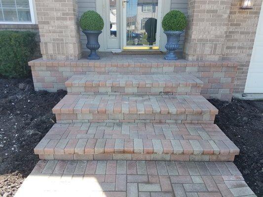 Brick Paver Stoop Naperville