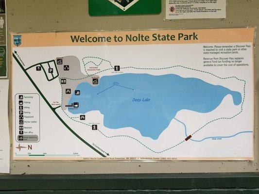 Park map, July 3, 2020