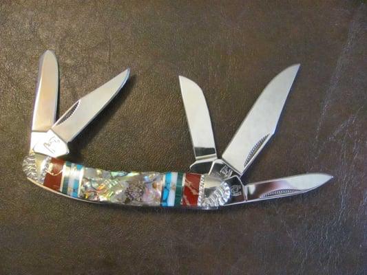 Brian Yellowhorse 5 Blade Custom Stockman