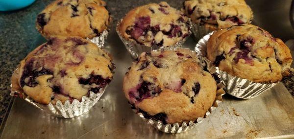 Blueberry muffins