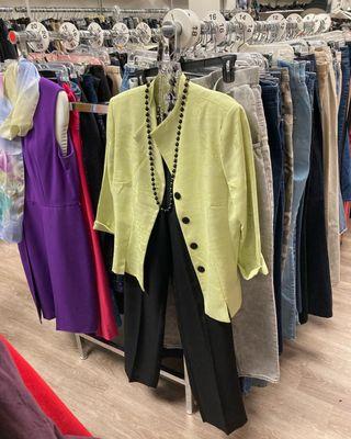 We offer high quality clothing in like-new condition in our lovely boutique.