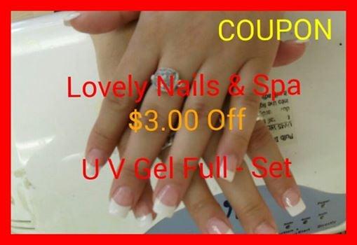 LOVELY  NAILS  &  SPA  TOWSON
WOOW..NOW  WINTER   SPECIALS  TO ALL CUSTOMERS GET $3.00 OFF  FULL - SET ,U V  GEL ACRYLIC