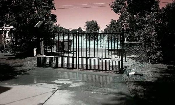 CUSTOM GATE AND GATE OPENER JOB