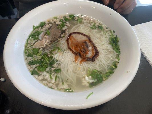 Phonm penh rice noodles soup