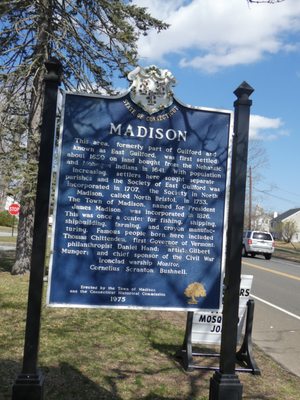 Madison Historical Marker