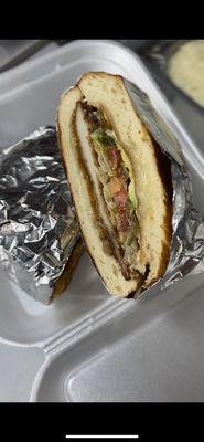 Chicken milanesa Torta