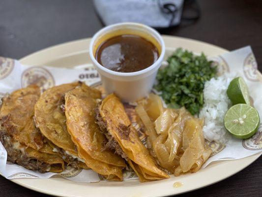 Birria tacos