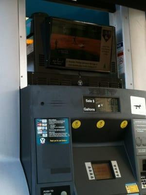 Screens at each pump...very nice