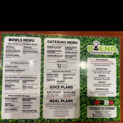 Menu page 2