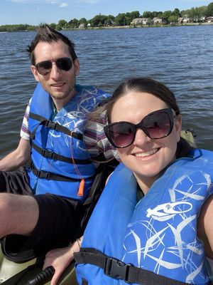 Kayaking on Lake Q