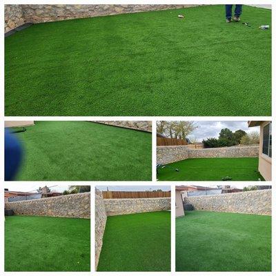 Is the final Stage of our artificial grass insulation