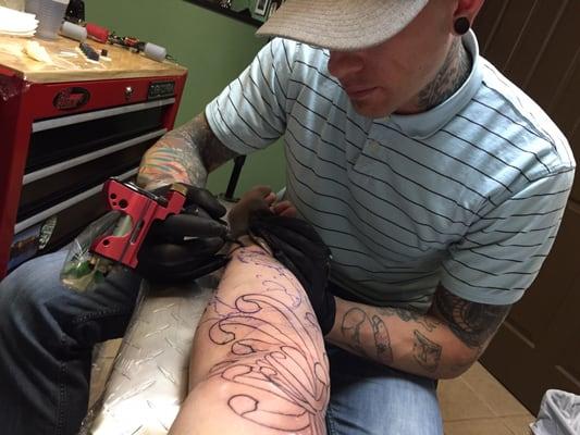 Rob Diamond Getting started on my sleeve