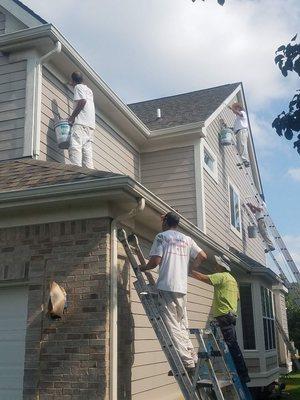 Exterior House Painting Farmington Hills, Michigan-Four Season Painting Wixom,Michigan