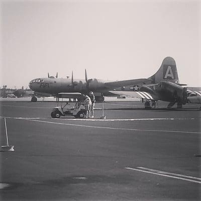 Here to Fifi. B 29. Sister to Enola Gay.