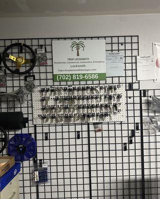 Trop Locksmith Las Vegas Store