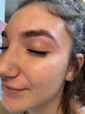 Brow shaping/waxing