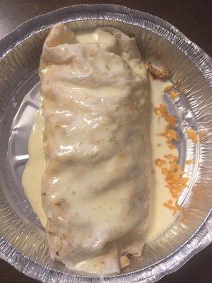 Crazy Steak Burrito was huge and delicious.