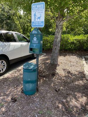 Big dumps literally less than a foot away from the pet waste bags and disposal container. #lazy #evict