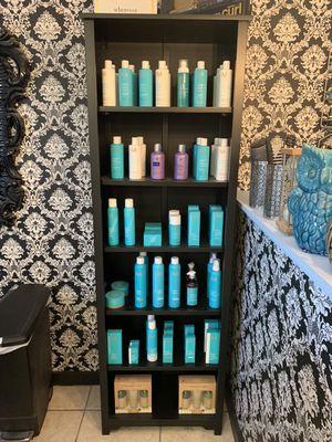 We sell Moroccanoil products!