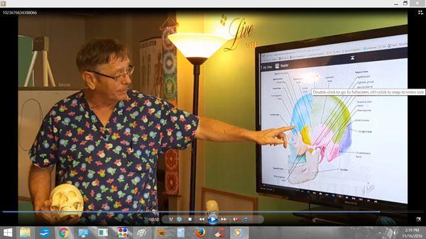 Teaching Cranial Therapy at Quantum Institute