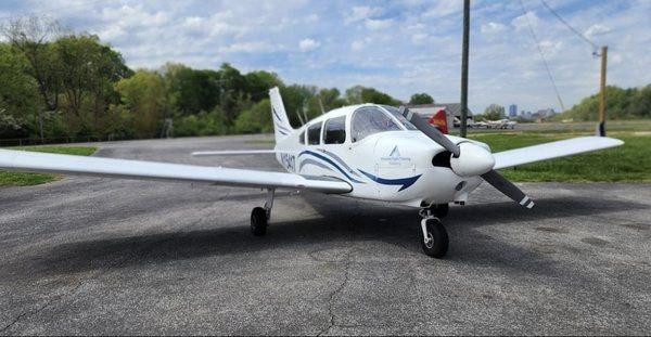 Fresh Wash on our Piper Cherokee 180!