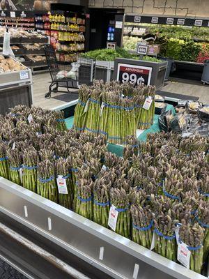 Asparagus .99 cents